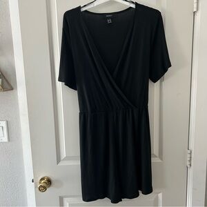 Torrid Forever 21 Plus Size Black Wrap Romper